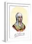 Portrait of Isabelle Iere the Catholic. Isabella Iere of Castile, Queen of Spain (1451-1504), with-null-Framed Giclee Print