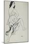 Portrait of Isadora Duncan Dancing (Brush and Indian Ink over Traces of Graphite-Leon Bakst-Mounted Giclee Print