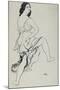 Portrait of Isadora Duncan Dancing (Brush and Indian Ink over Traces of Graphite-Leon Bakst-Mounted Giclee Print