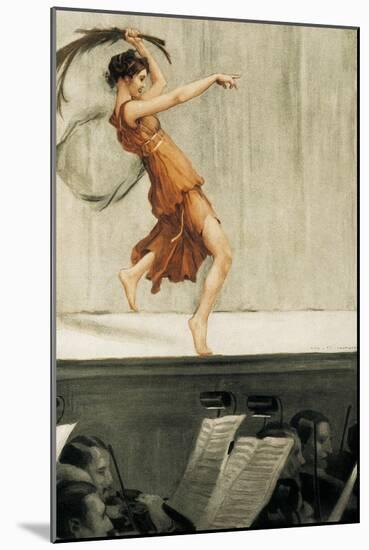 Portrait of Isadora Duncan-Auguste Francois Gorguet-Mounted Art Print