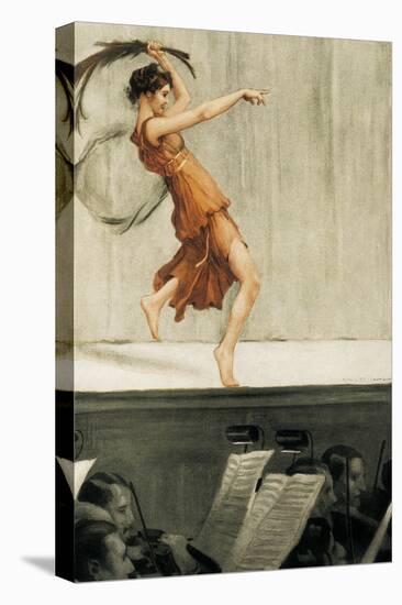 Portrait of Isadora Duncan-Auguste Francois Gorguet-Stretched Canvas