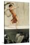 Portrait of Isadora Duncan-Auguste Francois Gorguet-Stretched Canvas