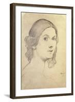 Portrait of Isadora Duncan-Leon Bakst-Framed Giclee Print