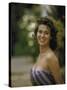 Portrait of Italian Actress Gia Scala-Ralph Crane-Stretched Canvas