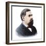 Portrait of Italian astronomer Giovanni Schiaparelli (1835-1910)-French Photographer-Framed Giclee Print