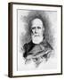 Portrait of Italian Patriot and Writer, Giovanni Ruffini-Giacomo Zampa-Framed Giclee Print