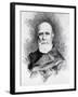 Portrait of Italian Patriot and Writer, Giovanni Ruffini-Giacomo Zampa-Framed Giclee Print