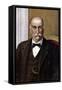 Portrait of Italian Politician Giovanni Giolitti (1842-1928) (Italian Statesman Giovanni Giolitti)-Tancredi Scarpelli-Framed Stretched Canvas