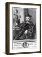 Portrait of Italian Writer, Giovanni Di Bernardo Rucellai-Giacomo Porchera-Framed Giclee Print