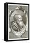 Portrait of Italian Writer, Poet and Scriptwriter Pietro Aretino by Giuseppe Patrini,-null-Framed Stretched Canvas