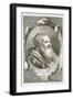 Portrait of Italian Writer, Poet and Scriptwriter Pietro Aretino by Giuseppe Patrini,-null-Framed Giclee Print