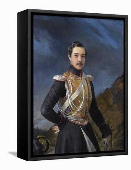Portrait of Ivan Alexandrovich Balashov (1816-184)-Pimen Nikitich Orlov-Framed Stretched Canvas
