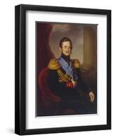 Portrait of Ivan Fyodorovich Paskevich, Count of Erivan, Viceroy of the Kingdom of Poland, 1845-Jan Ksawery Kaniewski-Framed Giclee Print