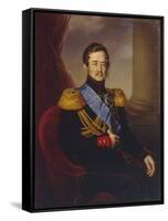 Portrait of Ivan Fyodorovich Paskevich, Count of Erivan, Viceroy of the Kingdom of Poland, 1845-Jan Ksawery Kaniewski-Framed Stretched Canvas