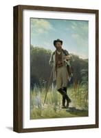 Portrait of Ivan Ivanovich Shishkin, 1873-Ivan Nikolaevich Kramskoy-Framed Giclee Print