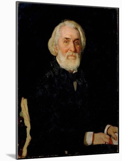 Portrait of Ivan S. Turgenev (1818-83), 1879-Ilya Efimovich Repin-Mounted Giclee Print