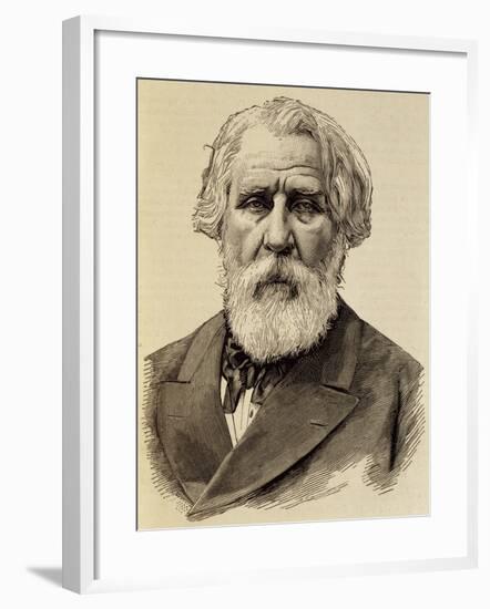 Portrait of Ivan Sergeyevich Turgenev-null-Framed Giclee Print