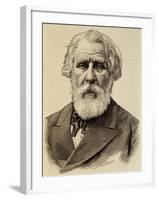 Portrait of Ivan Sergeyevich Turgenev-null-Framed Giclee Print