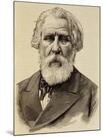 Portrait of Ivan Sergeyevich Turgenev-null-Mounted Giclee Print