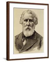 Portrait of Ivan Sergeyevich Turgenev-null-Framed Giclee Print