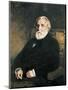 Portrait of Ivan Sergueievich Turgenev-Ilya Yefimovich Repin-Mounted Art Print