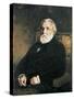 Portrait of Ivan Sergueievich Turgenev-Ilya Yefimovich Repin-Stretched Canvas