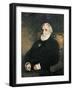 Portrait of Ivan Sergueievich Turgenev-Ilya Yefimovich Repin-Framed Art Print