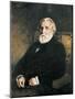 Portrait of Ivan Sergueievich Turgenev-Ilya Yefimovich Repin-Mounted Art Print