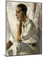 Portrait of J.A. Gandarillas, 1922-Christopher Wood-Mounted Giclee Print