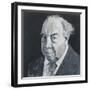 Portrait of J.B. Priestley, illustration for 'The Listener', 1970s-Barry Fantoni-Framed Giclee Print