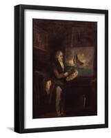 Portrait of J.M.W. Turner, R.A.-John Thomas Smith-Framed Giclee Print