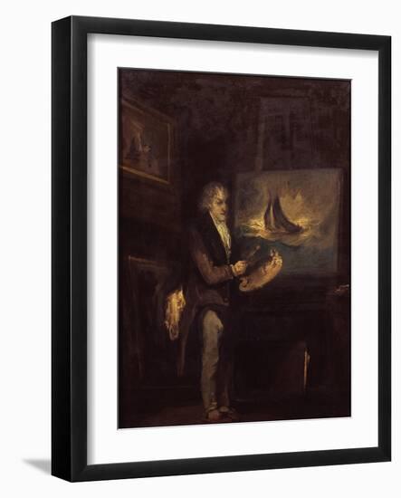 Portrait of J.M.W. Turner, R.A.-John Thomas Smith-Framed Giclee Print