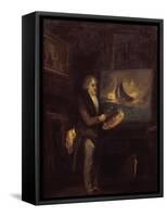 Portrait of J.M.W. Turner, R.A.-John Thomas Smith-Framed Stretched Canvas