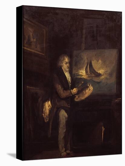 Portrait of J.M.W. Turner, R.A.-John Thomas Smith-Stretched Canvas