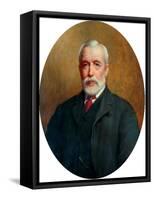 Portrait of J.Whiteley Ward MP, c.1910-John William Brooke-Framed Stretched Canvas
