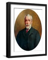 Portrait of J.Whiteley Ward MP, c.1910-John William Brooke-Framed Giclee Print