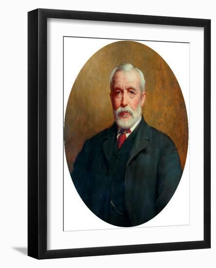 Portrait of J.Whiteley Ward MP, c.1910-John William Brooke-Framed Giclee Print