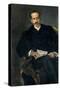 Portrait of Jacinto Octavio Picón, 1903, Spanish School-Jose Villegas cordero-Stretched Canvas