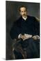 Portrait of Jacinto Octavio Picón, 1903, Spanish School-Jose Villegas cordero-Mounted Giclee Print