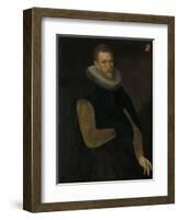 Portrait of Jacob Cornelisz Banjaert-Cornelis Ketel-Framed Art Print