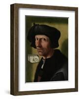 Portrait of Jacob Cornelisz Van Oostsanen-Jacob Cornelisz van Oostsanen-Framed Art Print