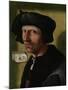 Portrait of Jacob Cornelisz Van Oostsanen-Jacob Cornelisz van Oostsanen-Mounted Art Print