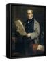 Portrait of Jacob De Vos Jacobszoon-Nicolaas Pieneman-Framed Stretched Canvas