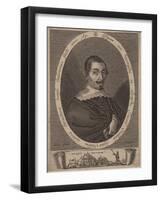 Portrait of Jacob Judah Leon (1602-167)-Salom Italia-Framed Giclee Print