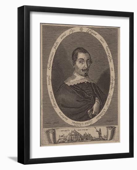 Portrait of Jacob Judah Leon (1602-167)-Salom Italia-Framed Giclee Print