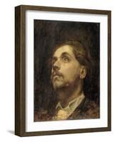 Portrait of Jacob Maris-Matthijs Maris-Framed Art Print