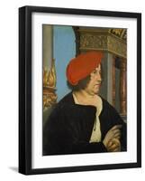 Portrait of Jacob Meyer Zum Hasen, Mayor of Basle, 1516-Hans Holbein the Younger-Framed Giclee Print