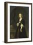 Portrait of Jacoba Bicker, Wife of Pieter De Graeff-Caspar Netscher-Framed Art Print