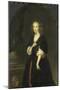 Portrait of Jacoba Bicker, Wife of Pieter De Graeff-Caspar Netscher-Mounted Art Print