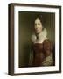 Portrait of Jacoba Vetter, Wife of Pieter Meijer Warnars, Bookseller in Amsterdam-Charles Howard Hodges-Framed Art Print